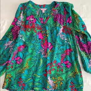 Lilly Pulitzer Elsa Silk Top